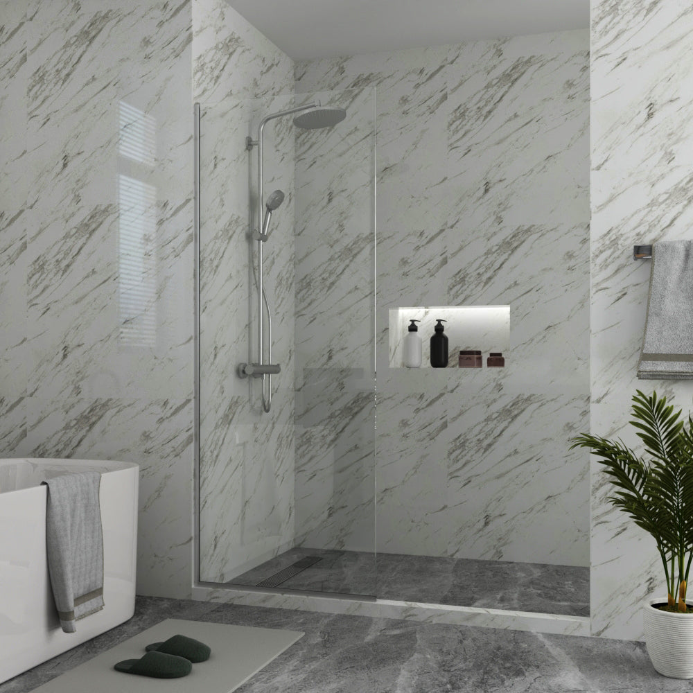 Shower Glass Panel- Ultra Strong Tempered Shower Screen