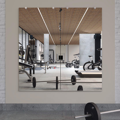 Gym Mirror - Ultra Clear Tempered With Safety Backing