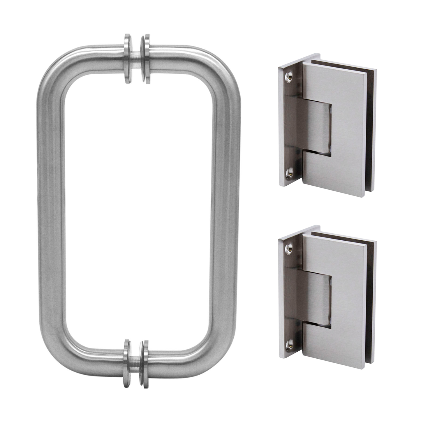 Swing Single Shower Door - 3/8" (10mm) Tempered Glass Shower Door with Hardware