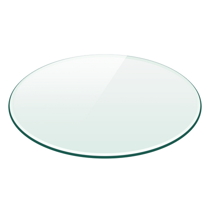 Oval Glass Table Top Tempered