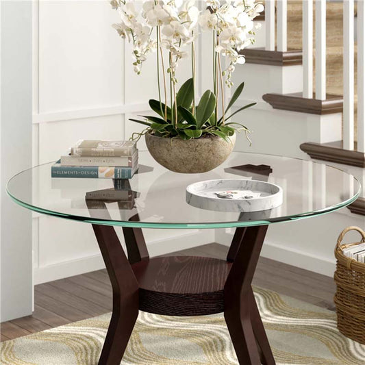 Square Glass Table Top - 4X Stronger Scratch Resistant than Regular