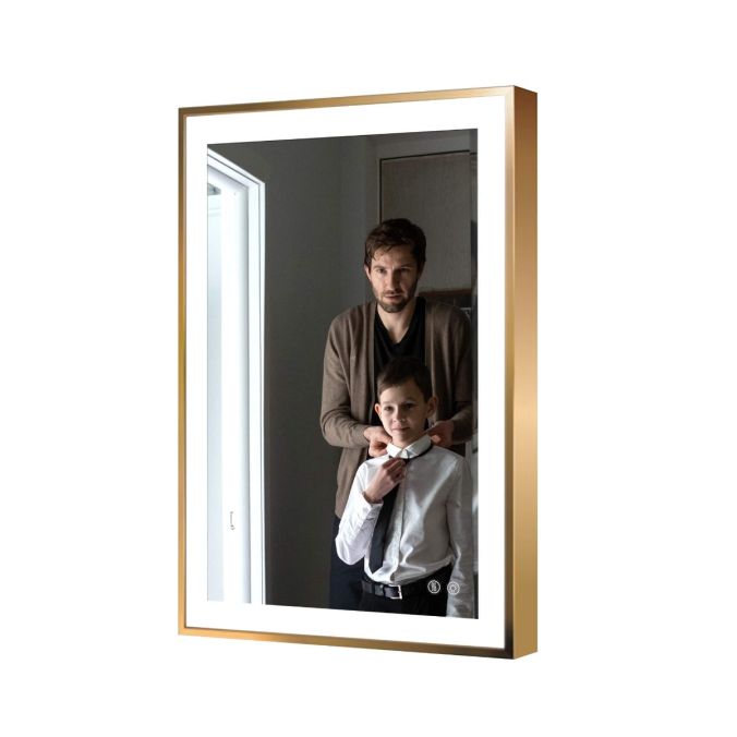 Round Frameless Mirror