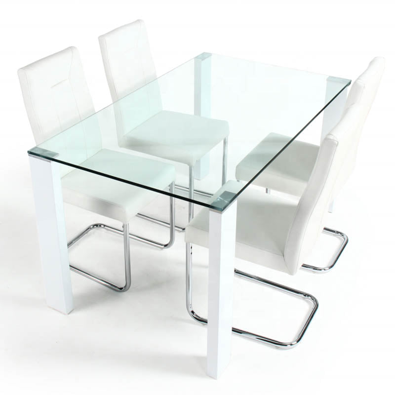 Square Glass Table Top - 4X Stronger Scratch Resistant than Regular