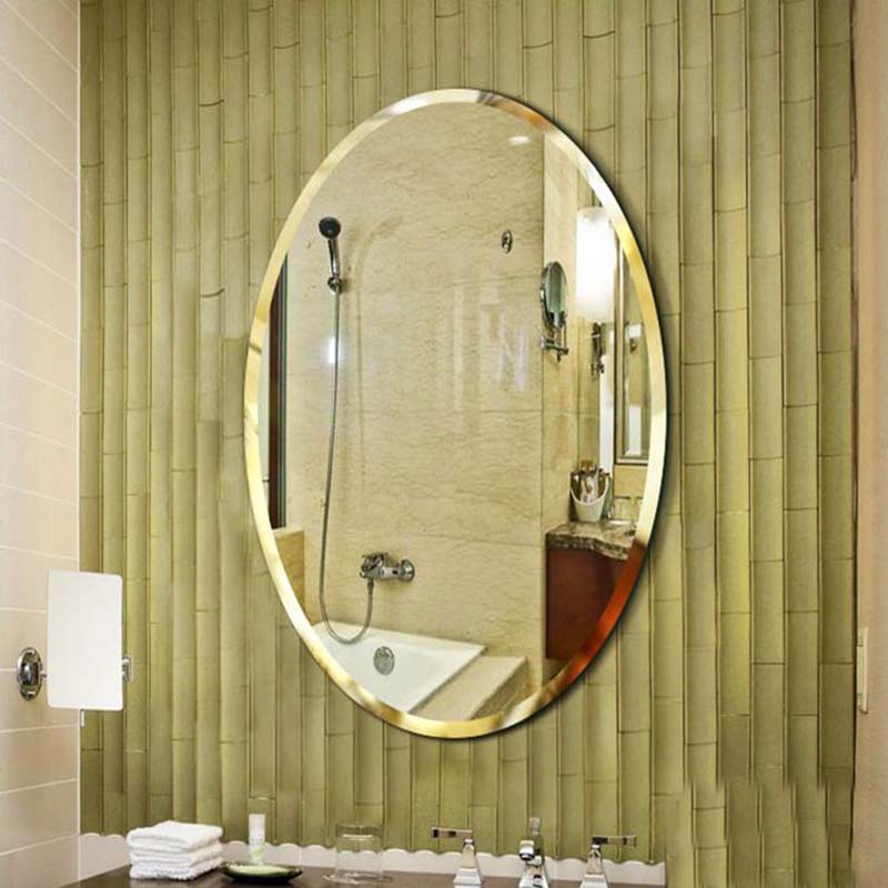 Oval Bathroom Mirror - Frameless