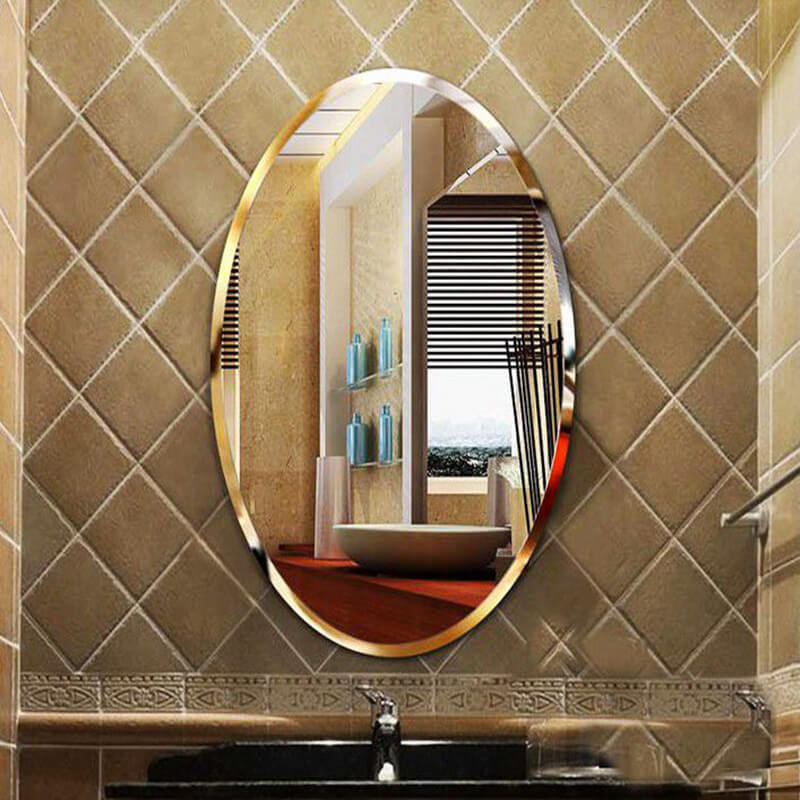 Oval Bathroom Mirror - Frameless