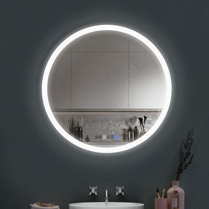 Round Frameless Mirror